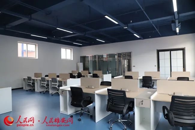 白洋淀產業園內部辦公場地。安新縣融媒體中心供圖