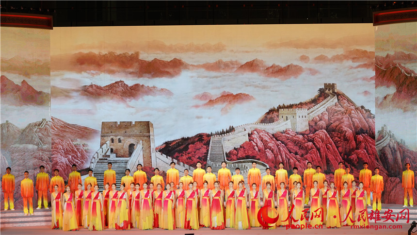 第十三屆中國藝術節閉幕式文藝演出現場。人民網 楊華龍攝