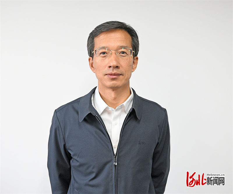 雄安新區生態環境局局長趙憲偉。河北日報記者 張 昊攝