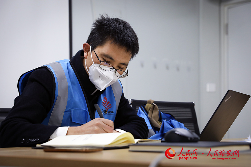 圖為康洪。人民網 宋燁文攝