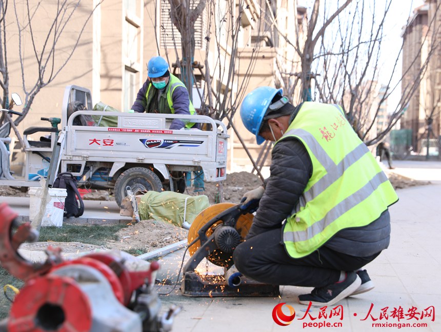 圖為雄安·華望城項目建設現場。人民網 李兆民攝