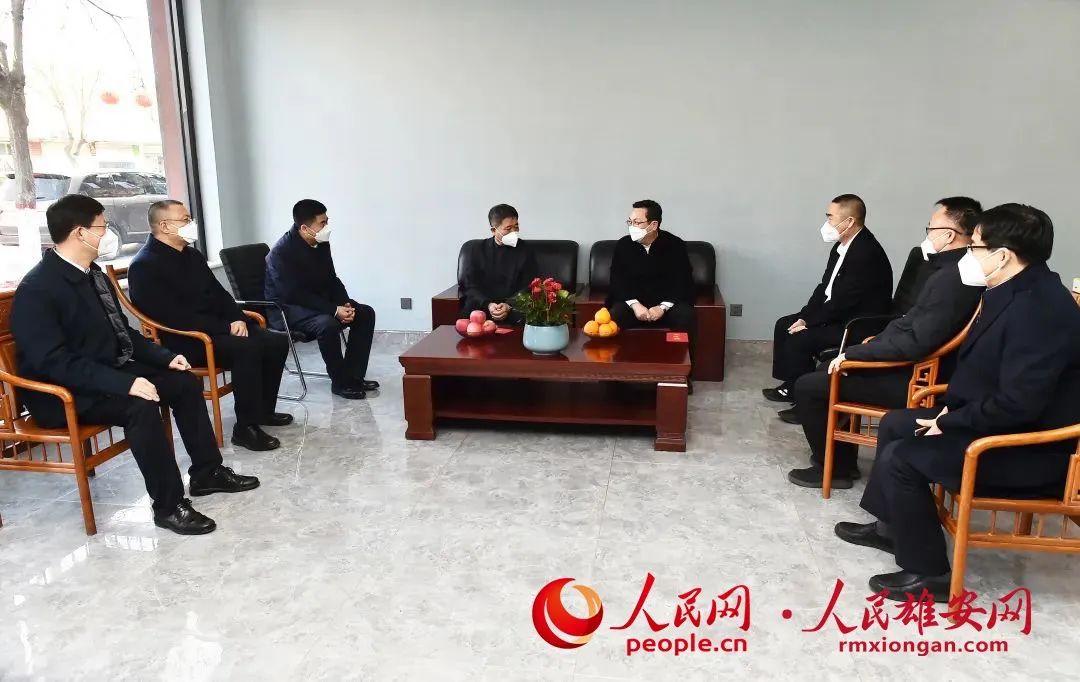 張國華在春節前赴基層走訪慰問并調研檢查安全生產和市場保供工作。劉向陽攝