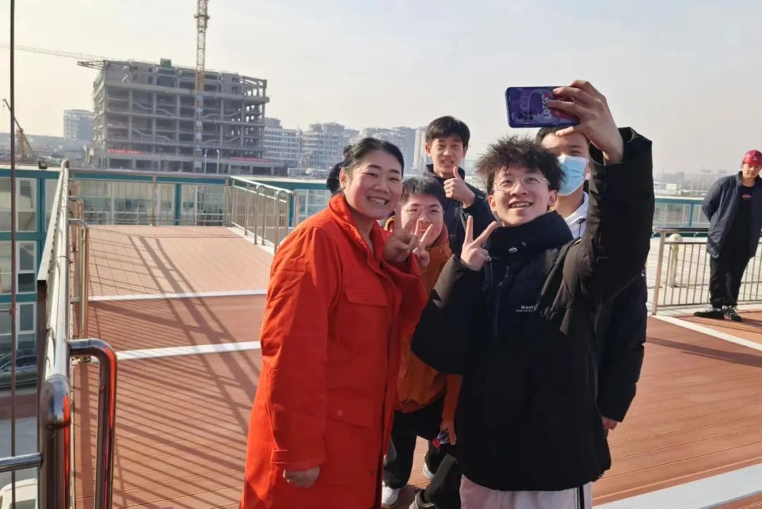 圖為容西片區大學生寒假社會實踐參觀活動現場。河北新聞網記者王青峰 攝