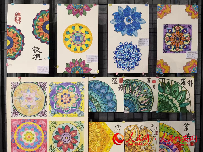 圖為學生們的作品。雄安容和悅容小學供圖