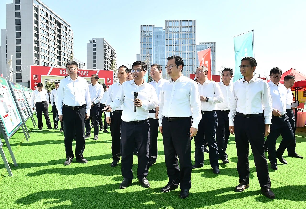 雄安新區舉行四季度重點項目集中開工活動。劉向陽攝