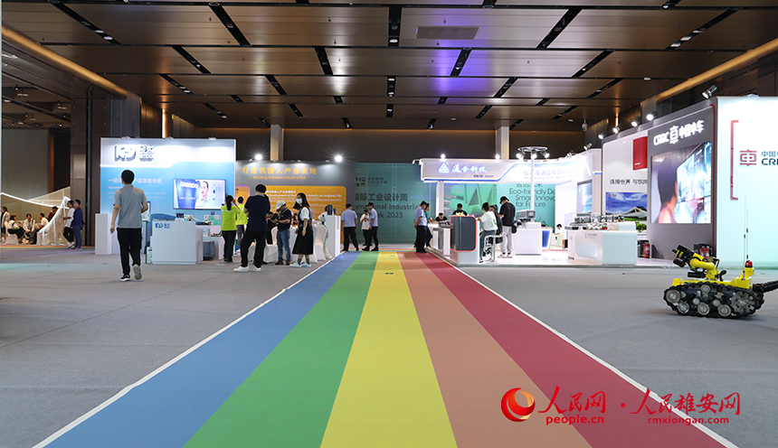 2023河北國際工業設計周工業設計創新成果展現場。人民網 李兆民攝