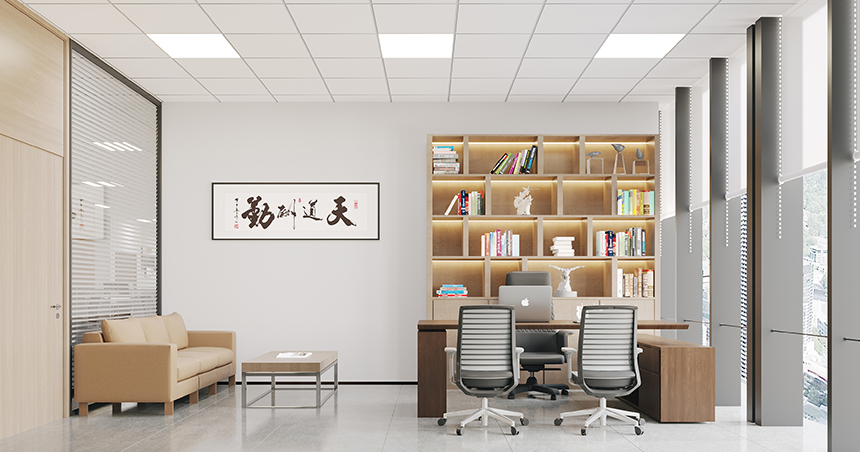 河北建投·金湖未來城項目辦公區內部效果圖。河北建投供圖
