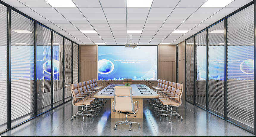 河北建投·金湖未來城項目辦公區內部效果圖。河北建投供圖