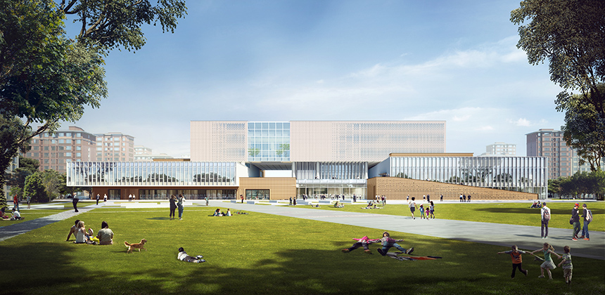 碳中和廣場效果圖。中國電建供圖