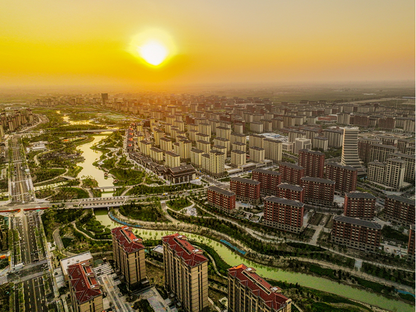 容西片區航拍。 胡忠攝