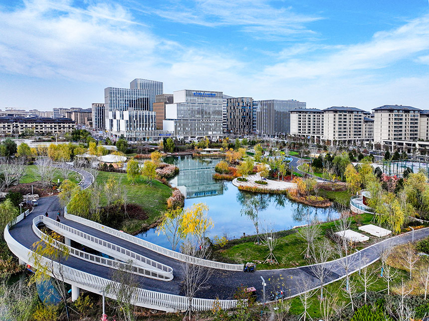 雄安新區中關村科技園。胡忠攝