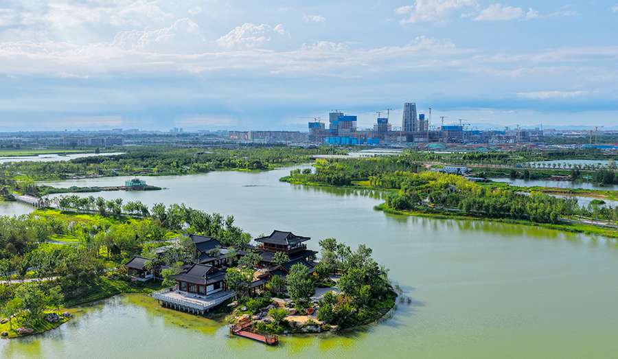雄安新區啟動區。齊鑫攝