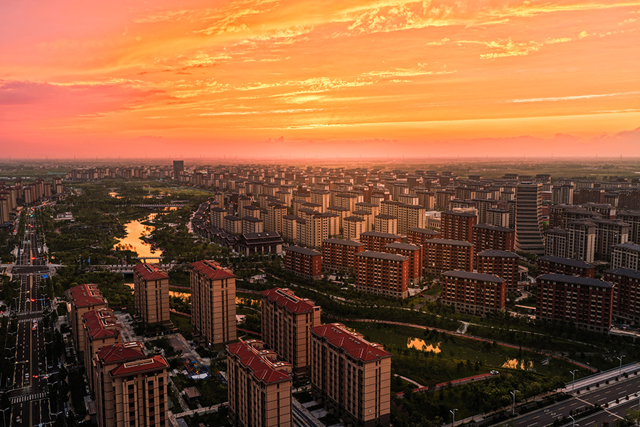 雄安新區容西片區。胡忠攝