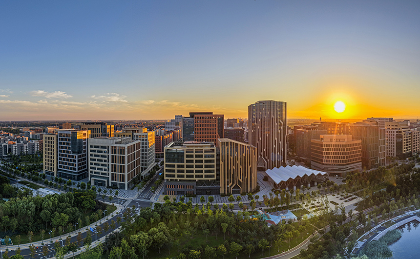 雄安新區容東片區。胡忠攝