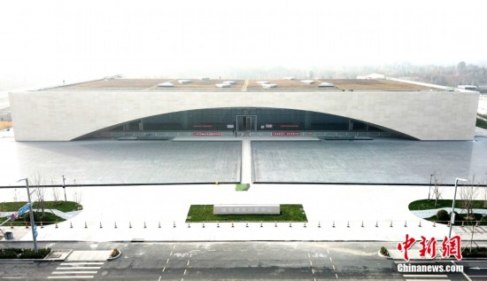 資料圖為11月24日，航拍雄安城市計算（超算云）中心。（無人機照片） <a target='_blank' href='/'><p  align=